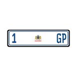 NUMBER PLATE 1GP All costs to transfer the certificates into the buyer's name will be paid by the