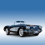 A 1959 CHEVROLET CORVETTE 3-speed manual transmission, Hi Lift camshaft, dual four barrel