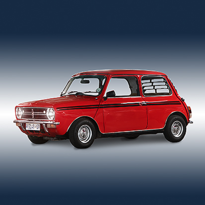 A 1980 MINI CLUBMAN Leyland 1275cc engine, body colour orange/red with fawn/tan interior, in