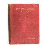 Lydekker, R. THE GAME ANIMALS OF AFRICA London: Rowland Ward Ltd, 1900 First edition. B/w