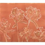 Bronwen Findlay (South African 1953-) INCA LILIES I monotype, signed, dated 2011, inscribed with the