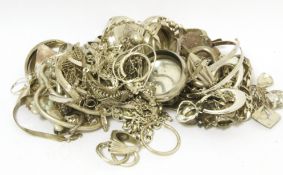 Bag of mainly silver jewellery