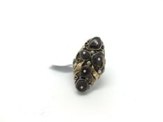 Wellers Fine Art Russian garnet dress ring