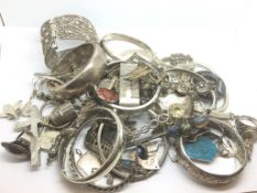 Quantity of mainly antique and vintage silver