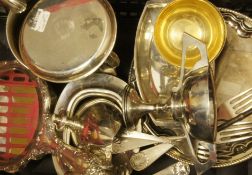 A Large quantity of silver ware