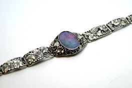 Opal doublet bracelet