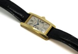 Ladies' 18ct Cartier Tank Francaise