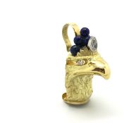 Diamond and lapis Eagle 18ct