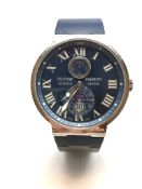 Gents Ulysse Nardin Le Locle XL size + paper