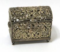 Victorian embossed chest