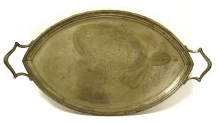 marquise shaped serving tray