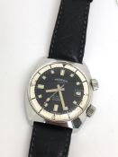 Vintage Winegartens Plongeur Automatic, Black dial with luminous hour markers and hands, date