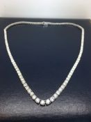 18ct diamond Riviere necklace