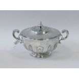 Victorian Silver Bowl & Cover Hallmarked London 1879 by Garrard (The Crown Jewellers) Engraved &