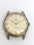 Vintage Omega Seamaster automatic, circular dial with baton hour markers, 31mm stainless steel and