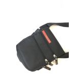 Prada nylon over shoulder sling bag, black