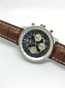 Gentlemen's Limited Edition Breitling Cosmonaute Navitimer wristwatch, circular dial with rotating