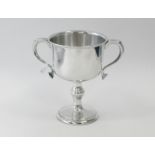 Silver Trophy Cup (Unengraved) Hallmarked Sheffield 1985 by James Dixon & Sons Weight 299g