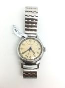 Longines Stainless steel watch on a expanable strap.
