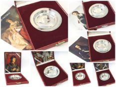 A Set of 6 Royal Armada Dishes, Depicting Kings & Queens of England Within Their Original