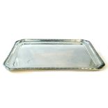 An Egyptian Silver (925 Standard) Tea Tray of Rectangular Form Dimensions 47cm x 33cm Weight 1824g