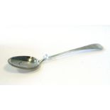 A Scottish Provincial Silver Basting Spoon c 1790 Hallmarked Inverness by Charles Jamieson Length