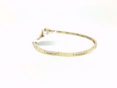 Diamond line bracelet