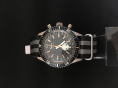 Gentleman's Trafagler Chronograph wrist watch. The watch has a rotating bi-directional bezel. The