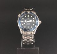 Omega Seamaster Professional, blue dial with luminous hour markers, rotating blue outer bezel,