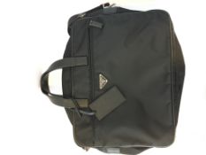 Prada black laptop bag