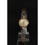 Ladies Vintage Tudor, circular gilt dial with date aperture to six o'clock position, steel and