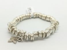 Links of London sweetie bracelet, â€˜Kâ€™ charm