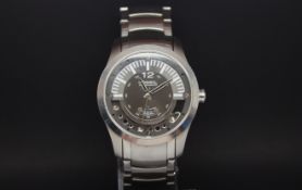 Gentlemen's Fossil Arkitekt Automatic, circular silvered skeleton dial with nato hour markers and