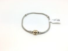 Pandora silver charm bracelet
