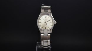 Gentlemen's Rolex Oyster Speedking Precision, silvered dial with baton hour markers, polished bezel,