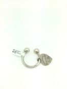 Tiffany & Co. silver keyring