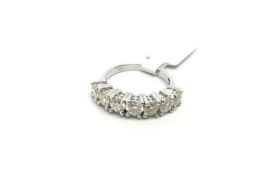 Seven stone diamonds ring seven round brilliant cut diamonds weighing an estimate total of 1.73ct