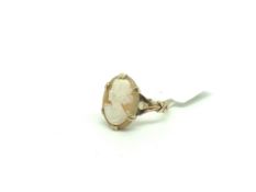 9ct Gold Cameo Ring