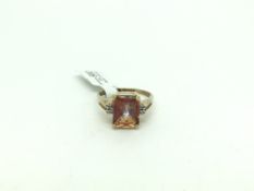 9ct Gemstone Set Ring 5.04g