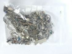 A large quantity of mainly silver gem set jewellery, approximately 1156g gross