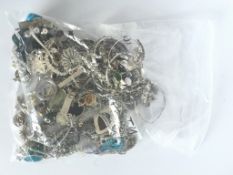 A large quantity of mainly silver gem set jewellery, approximately 934g gross