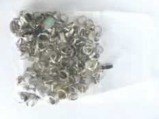 A large quantity of mainly silver gem set jewellery, approximately 928g gross