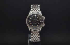 A GENTLEMAN'S STAINLESS STEEL ENICAR SHERPA SUPER DIVETTE WRIST WATCH CIRCA 1960s REF. 145/004 D: