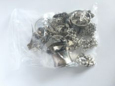 A large quantity of mainly silver gem set jewellery, approximately 1120g gross