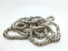 9 Links of London Charm Bracelets. 495.6g