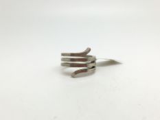 A silver Gucci Ring. 7.7g Size M 1/2