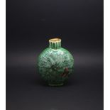 snuff bottle in the form of a lotus, circa 19th century