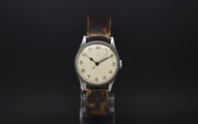 Gentlemen's Military Omega WW2 navigators watch. The watch comes in a aluminium case with a