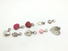 9 Links of London Heart Shaped Charms 29.5g