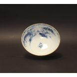 A Chinese porcelain Batavian ware small bowl from the Nanking cargo, Qianlong, the interior